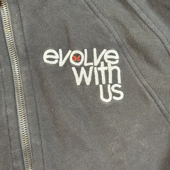 Lululemon Hoodie Womens M/L Black Scuba Oversized Full Zip Evolve LW3EOZS - Picture 3 of 9